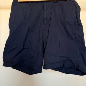Old Navy Men's Dark Blue Flat Front Shorts